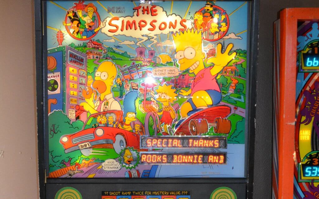 The Simpsons pinball machine